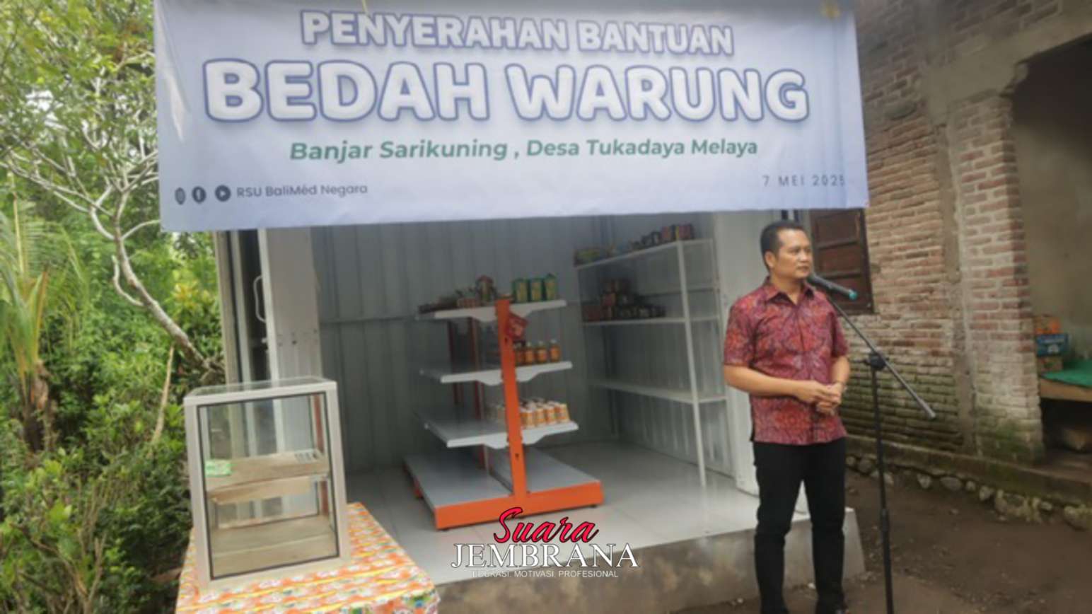 Melalui Program Bedah Warung, Bupati Dorong Warung Lokal Naik Kelas dan Mampu Bersaing