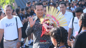 Hadiri HUT ke-39 SMP 2 Pekutatan, Bupati Tantang Optimalkan Potensi Lokal melalui Pemanfaatan Aset