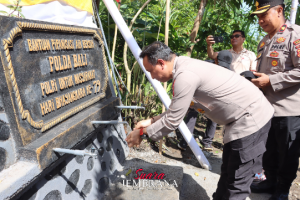 Bantuan Pipanisasi Air Bersih di Jembrana, Wujud Nyata “Polri untuk Masyarakat”