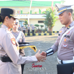 Berprestasi 39 Personel Naik Pangkat, Polres Gelar Upacara dan Beri Penghargaan