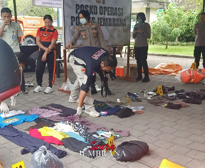 INAFIS Lakukan Pendataan Barang Temuan Milik Penumpang KMP Tunu Pratama Jaya