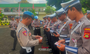 Propam Polres Jembrana Gelar Gaktibplin Jelang Ops Patuh Agung 2025