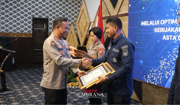 Sihumas Polres Jembrana Raih Dua Penghargaan Bergengsi