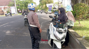 Ops Patuh Agung 2025 Polres Jembrana Tindak Pelanggaran Lalulintas di Jalur Rawan