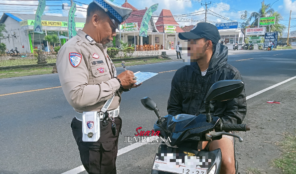 Gencarkan, Satgas Gakkum Ops Patuh Agung 2025 Gelar Razia di Jalan Udayana Negara