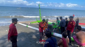 Himbau Nelayan Waspadai Cuaca Ekstrim Polres Jembrana Sisir Wilayah Pantai