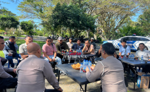 Perkuat Sinergitas Media, Satlantas Polres Jembrana Gelar “Sebatas Ngopi”