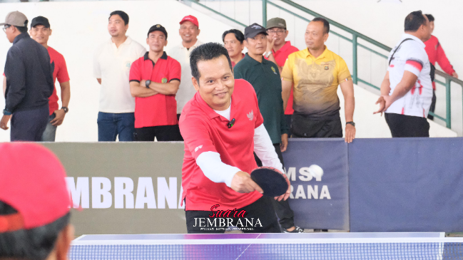Jaring Bibit Unggul, Bupati Buka Turnamen Tenis Meja Bupati Cup 2025
