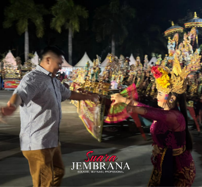Parade Jegog Hari Kedua Peringatan HUT Kota Negara Ke-130