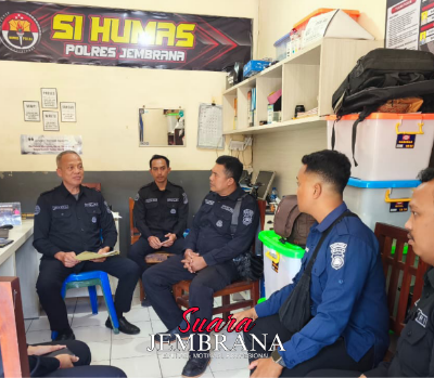 Kedatangan Tim Bidhumas Polda Bali Lakukan Supervisi di Polres Jembrana