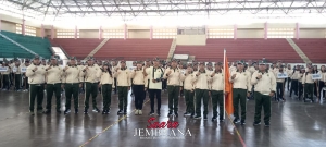 Kompol I Ketut Darta Hadiri Pelepasan Kontingen Porprov Bali XVI