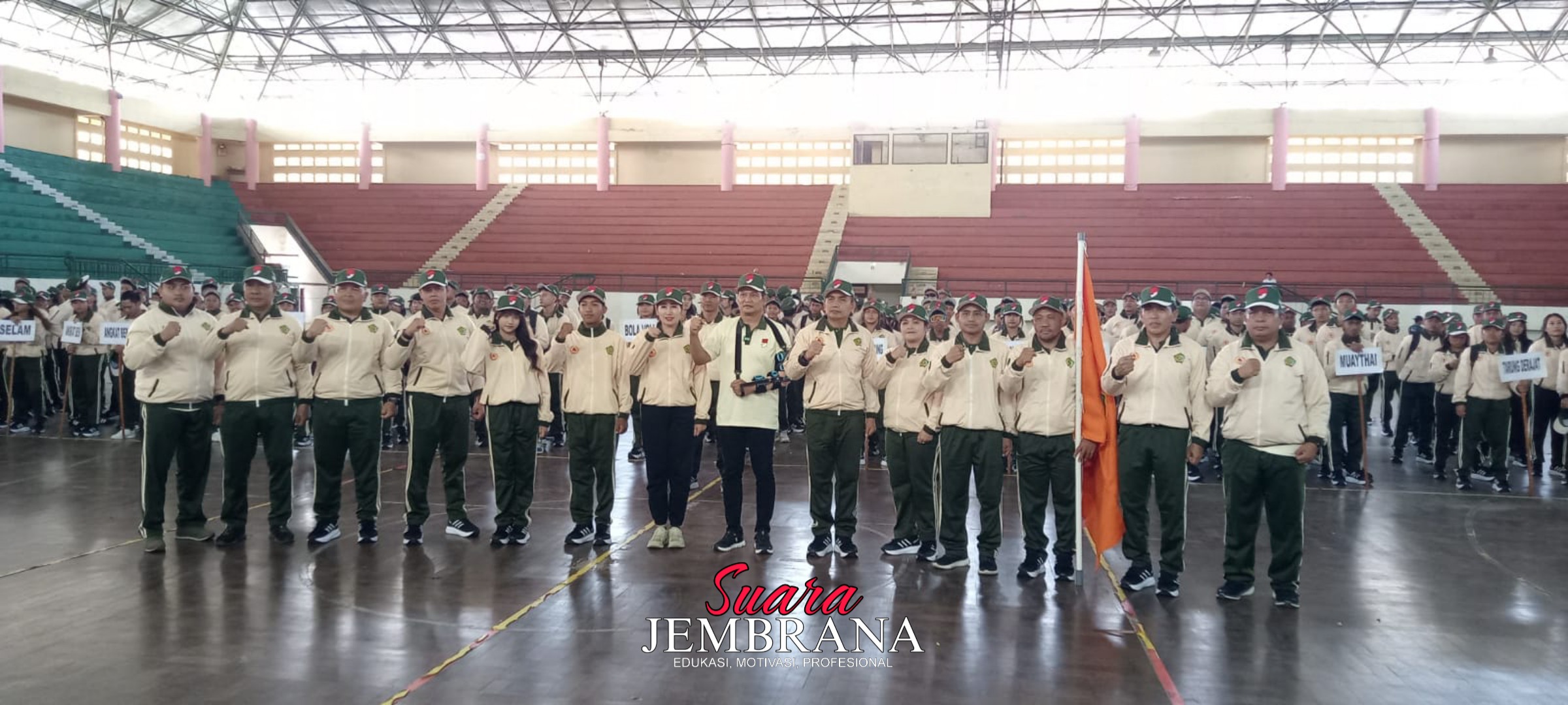 Kompol I Ketut Darta Hadiri Pelepasan Kontingen Porprov Bali XVI