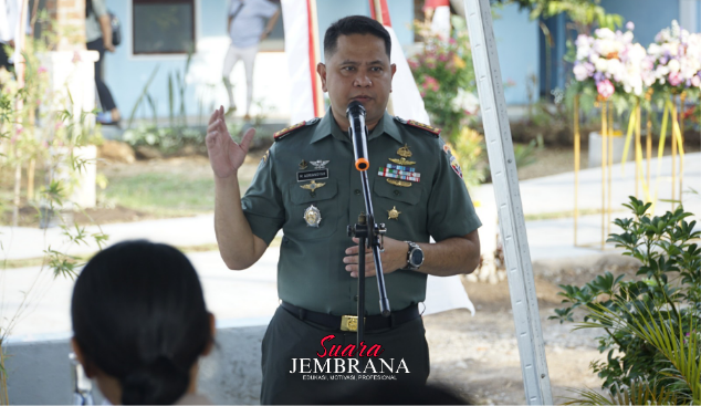 Dandim 1617 Jembrana Letkol Inf M. Adriansyah Tinjau Yayasan Tiga Srikandi Bali