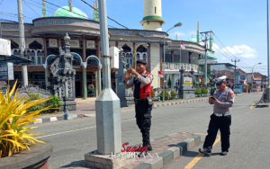 Polsek Gilimanuk Gelar Patroli Barcode Jaga Situasi Kamtibmas Kondusif