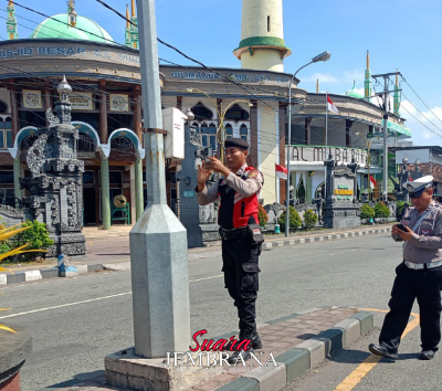 Polsek Gilimanuk Gelar Patroli Barcode Jaga Situasi Kamtibmas Kondusif