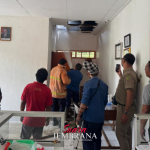 Kantor Pos Mendoyo Terbakar Diduga Berasal Sisa Api Pembakaran Sampah