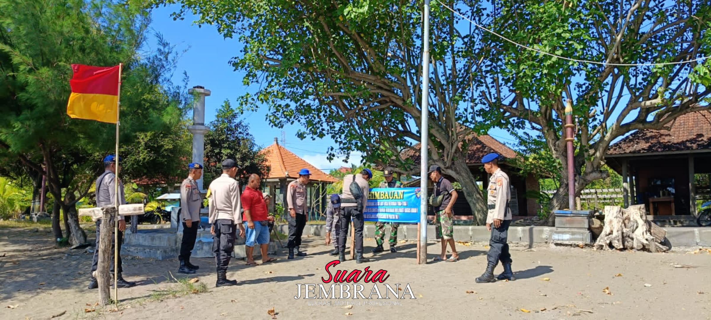 Fungsi Pemasangan Bendera Peringatan Rawan Berenang di Teluk Gilimanuk