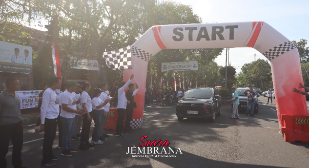 Ajang Lomba Fun Rally Di Jembrana Wujudkan Rasa Kebersamaan dan Semangat Gotong Royong