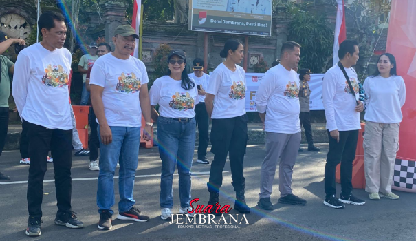 AKBP Kadek Citra Dewi Suparwati Turut Melepas Jembrana Fun Rally
