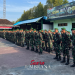 Kodim 1617/Jembrana Gelar Apel Kesiapsiagaan, Antisipasi Dinamika Demo di Jembrana