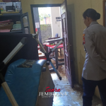Kapolres Jembrana Tinjau Kondisi Polsek Negara Pasca Banjir