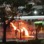Truk Pengangkut Barang Bekas Terbakar di Pelabuhan Gilimanuk