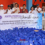 Bersinergi Tangani Banjir Jembrana, ASITA Bali dipuji Wabup Ipat