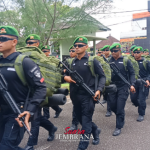 Usai Tugas Negara, Ratusan Personil Satgas Pamtas RI-RDTL Tiba Di Jembrana