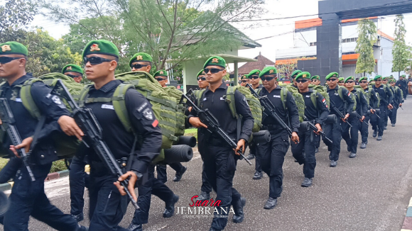 Usai Tugas Negara, Ratusan Personil Satgas Pamtas RI-RDTL Tiba Di Jembrana