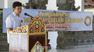 Bupati Kembang Buka Loka Sabha VII Warga Kayu Selem Gwasong
