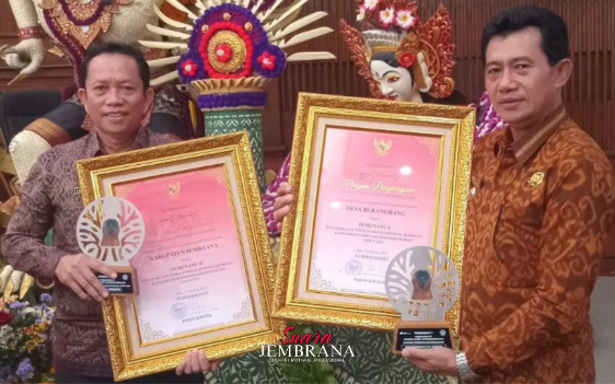 Torehkan Prestasi Gemilang, Kabupaten Jembrana Raih Penghargaan Paritrana Award 2025