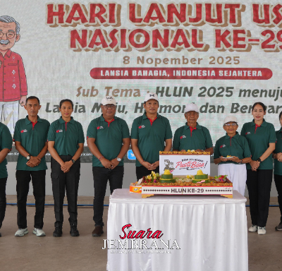 Wujud Apresiasi Untuk Lansia, Peringatan HLUN di Jembrana Dipadukan Dengan HUT Korpri