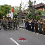 Wabup Ipat Pimpin Serah Terima Pataka dan Surat Sakti I Gusti Ngurah Rai