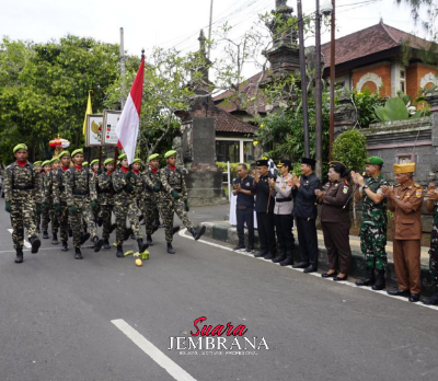 Wabup Ipat Pimpin Serah Terima Pataka dan Surat Sakti I Gusti Ngurah Rai