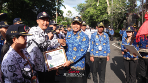 Wakil Bupati Pimpin Apel Puncak Peringatan Dwitunggal Organisasi Abdi Negara dan Pendidik