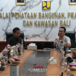 Kembang Sampaikan Aspirasi Pedagang PUN Ke Balai Penataan Bangunan, Prasarana dan Kawasan Bali