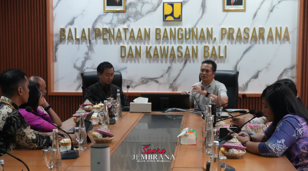 Kembang Sampaikan Aspirasi Pedagang PUN Ke Balai Penataan Bangunan, Prasarana dan Kawasan Bali