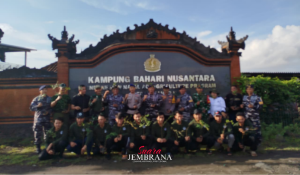 Dirgahayu Armada RI, Laut Biru Daratan Hijau, Posal Pengambengan Tanam Ratusan Pohon Untuk Kelestarian Alam