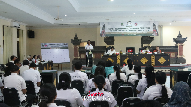 Pencegahan Stunting, Pemkab Jembrana Gelar Rapat Koordinasi Optimalkan Program Percepatan