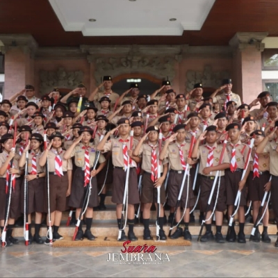 Sebanyak 48 Pramuka Penggalang Jembrana IKuti Jambore Daerah Bali 2025