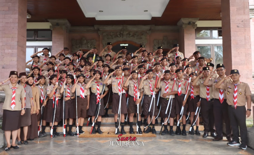 Sebanyak 48 Pramuka Penggalang Jembrana IKuti Jambore Daerah Bali 2025