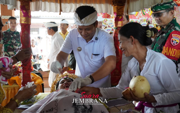 Pemkab Jembrana Gelar Upacara Manusa Yadnya Massal Gratis Bagi 286 Peserta