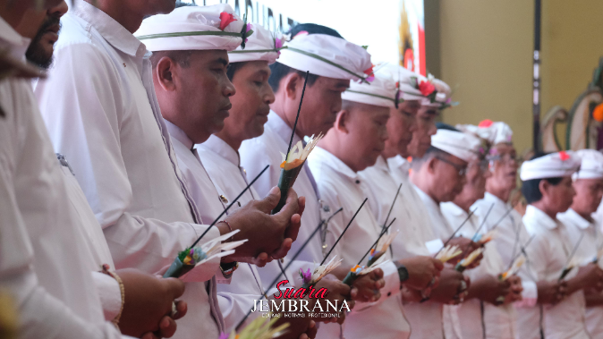 Pengukuhan Prajuru MDA Kecamatan Se-Jembrana Tongak Pengabdian Skala-Niskala