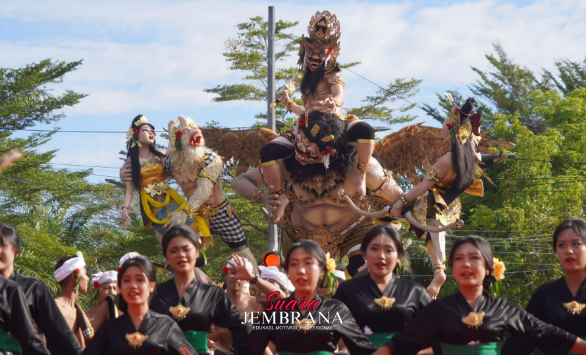 Kreativitas STT Se-Jembrana Bersinar di Lomba Ogoh-Ogoh Masikian Fest 2026