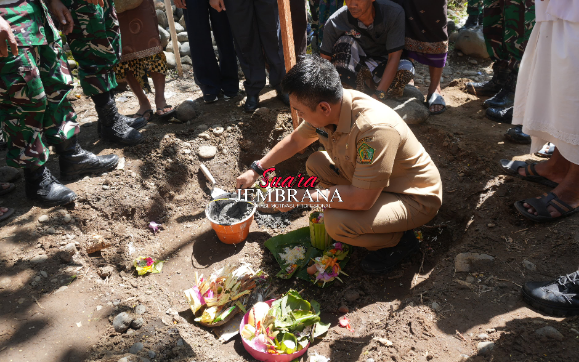 Perkuat Konektivitas Desa, Pemkab Jembrana Gandeng TNI AD Bangun Jembatan Perintis Garuda