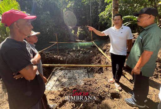 Gotong Royong Jadi Kekuatan, Bupati Kembang Apresiasi Pembangunan Jembatan Garuda oleh Warga dan TNI