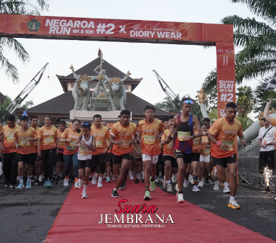 Negaroa Fun Run, Bupati Kembang Dorong Budaya Hidup Sehat di Tengah Masyarakat