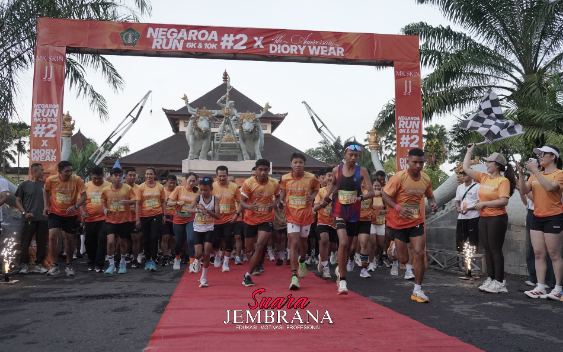 Negaroa Fun Run, Bupati Kembang Dorong Budaya Hidup Sehat di Tengah Masyarakat
