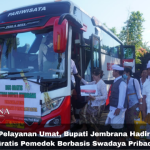 Inovasi Pelayanan Umat, Bupati Jembrana Hadirkan Bus Gratis Pemedek Berbasis Swadaya Pribadi
