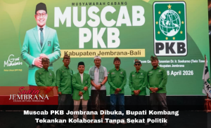 Muscab PKB Jembrana Dibuka, Bupati Kembang Tekankan Kolaborasi Tanpa Sekat Politik